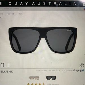 NEW xdesiperkins Quay Australia OTL II sunglasses